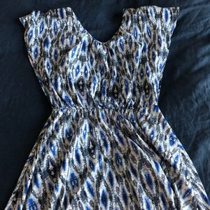 Bar III Peacock Dress